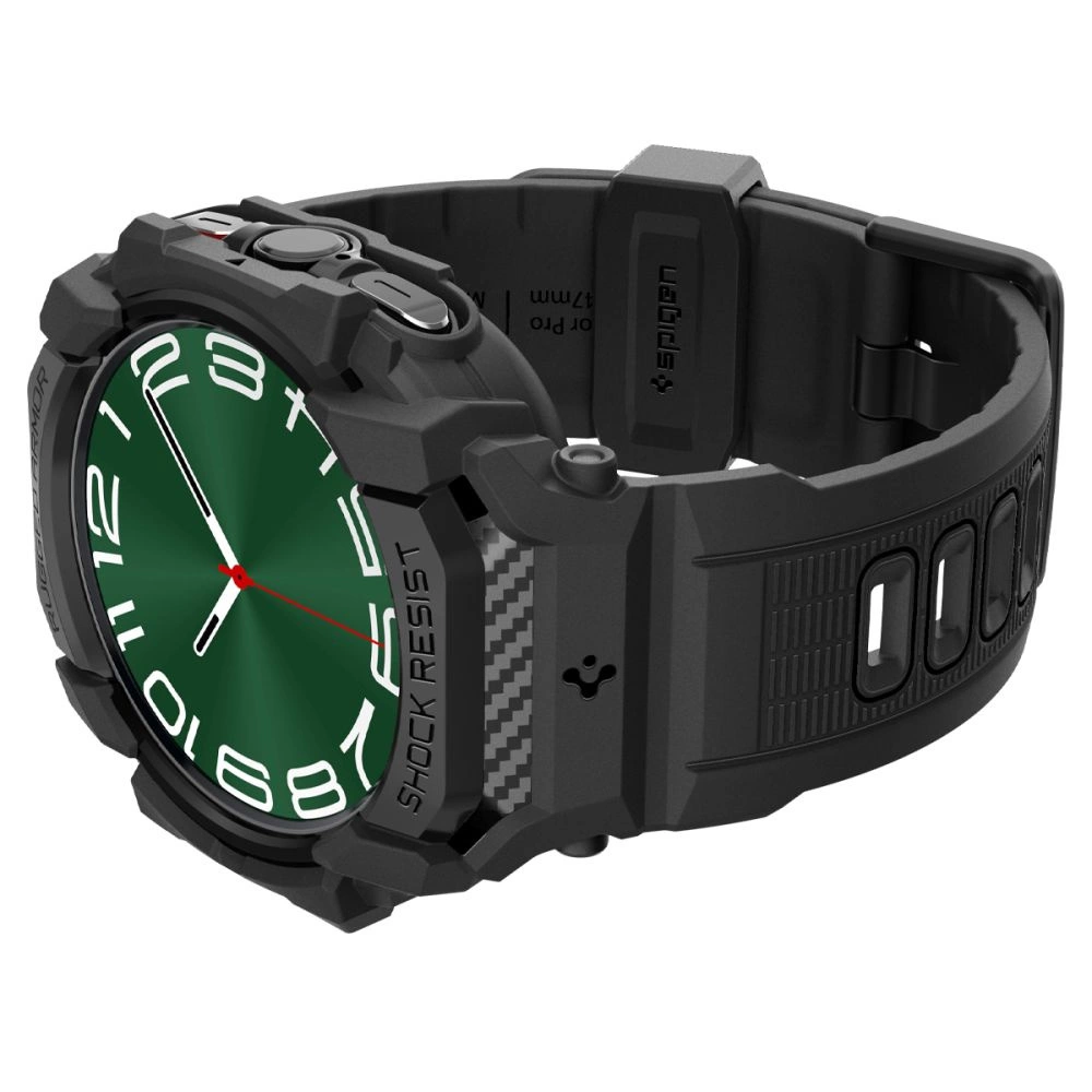 Spigen Rugged Armor Pro Case for Samsung Galaxy Watch Ultra (47mm) - Matte Blackeng