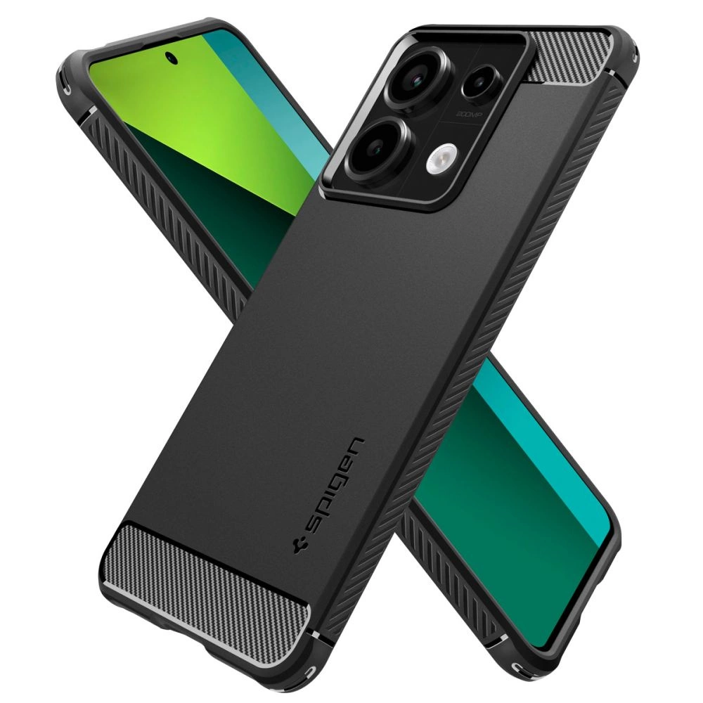 Spigen Rugged Armor case for Xiaomi Redmi Note 13 Pro 5G / POCO X6 5G - matte blackeng