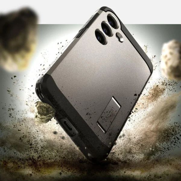 Spigen Tough Armor case for Samsung Galaxy S24+ - metallic grayeng