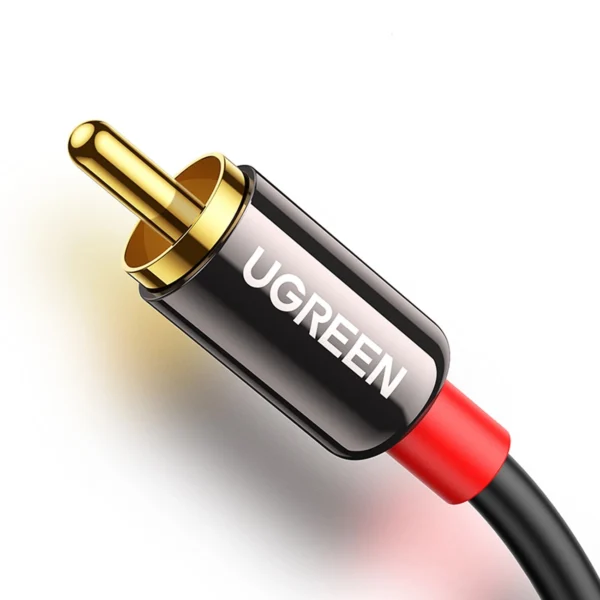 Ugreen AV116 10584 audio mini jack cable 3.5 mm (male) / 2RCA (male) 2m - blackeng