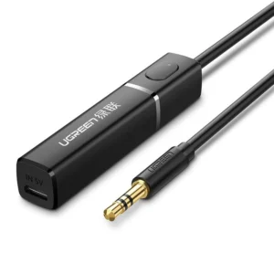 Ugreen Bluetooth 5.0 transmitter wireless audio adapter 3.5 mm mini jack black (40761 CM107)eng