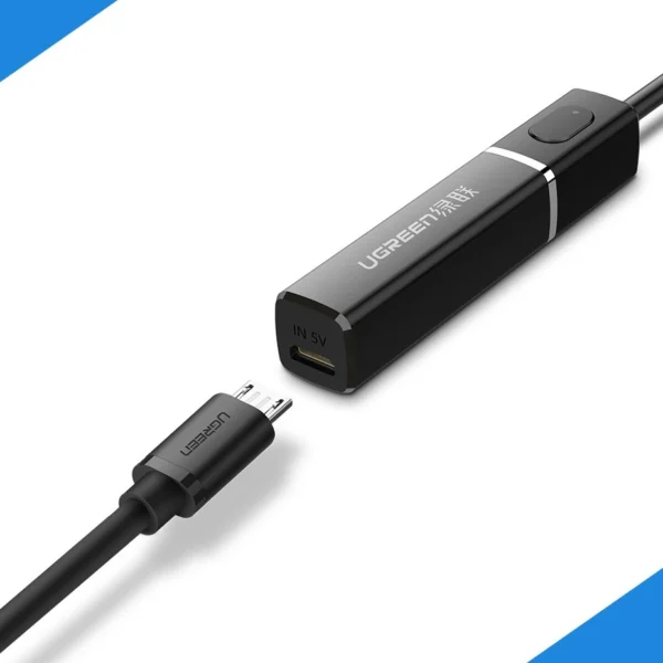 Ugreen Bluetooth 5.0 transmitter wireless audio adapter 3.5 mm mini jack black (40761 CM107)eng
