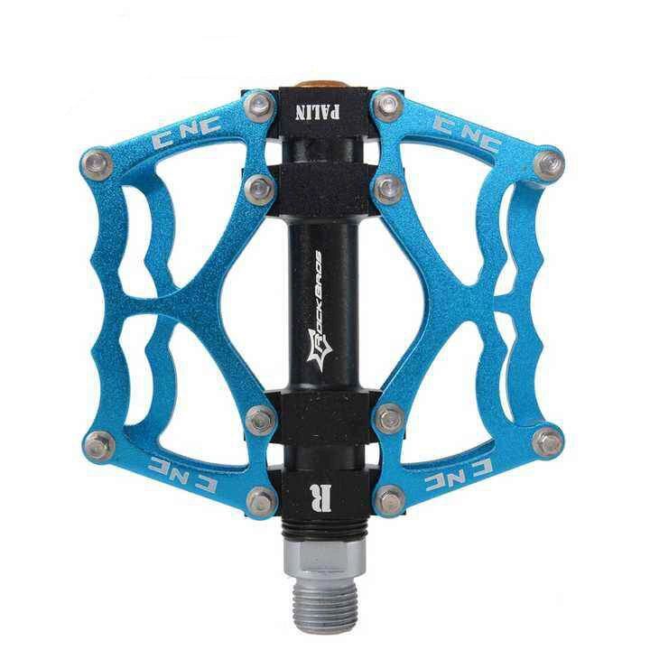 Rockbros JT201012LBL bicycle pedal set - blueeng