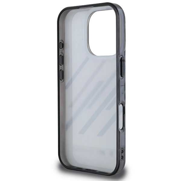 BMW Motosport IML Random Stripes iPhone 16 Pro Case - Grayeng