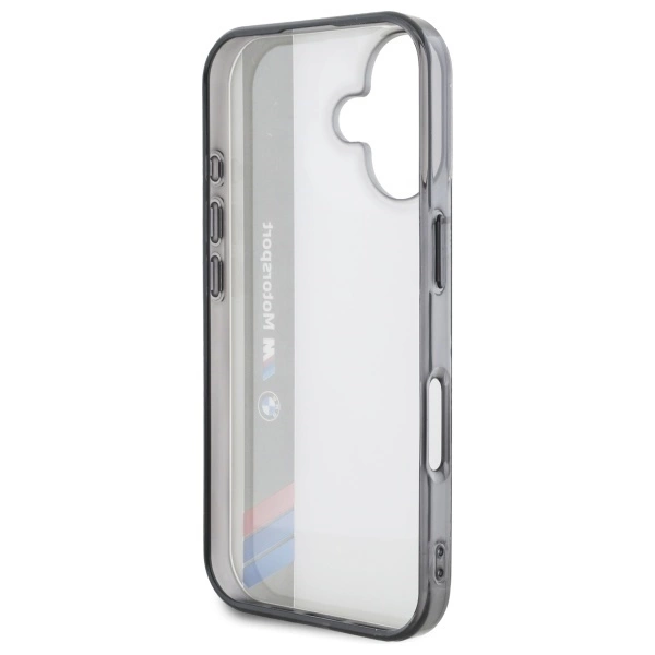 BMW Motosport IML Vertical Stripe iPhone 16 Plus Case - Grayeng