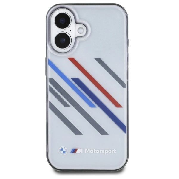 BMW Motosport IML Random Stripes iPhone 16 Case - Grayeng