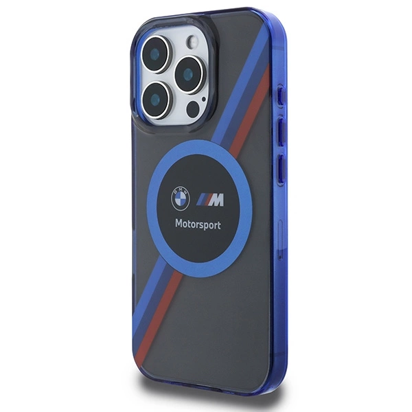 BMW Motosport IML Circle MagSafe Case for iPhone 16 Pro - Blackeng