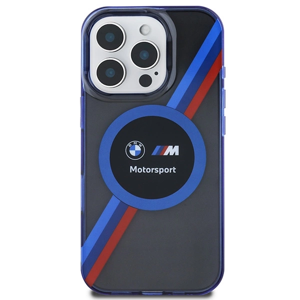 BMW Motosport IML Circle MagSafe Case for iPhone 16 Pro - Blackeng