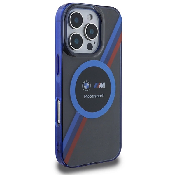 BMW Motosport IML Circle MagSafe Case for iPhone 16 Pro - Blackeng