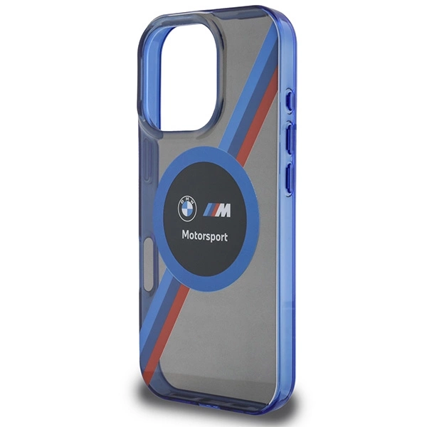 BMW Motosport IML Circle MagSafe Case for iPhone 16 Pro - Blackeng