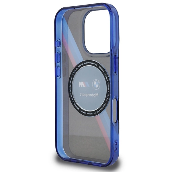 BMW Motosport IML Circle MagSafe Case for iPhone 16 Pro - Blackeng