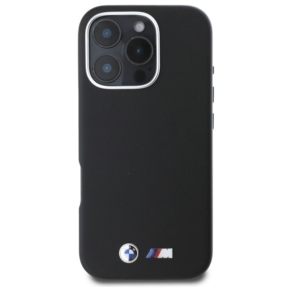 BMW M Smooth Full Wrapped Metal MagSafe case for iPhone 16 Pro - blackeng