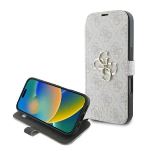 Guess 4G Metal Logo iPhone 16 Pro Case - Pinkeng