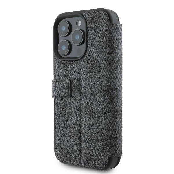 Guess 4G Metal Logo iPhone 16 Pro Max Case - Blackeng