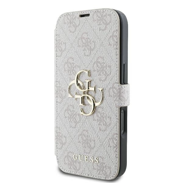 Guess 4G Metal Logo iPhone 16 Pro Max Case - Pinkeng