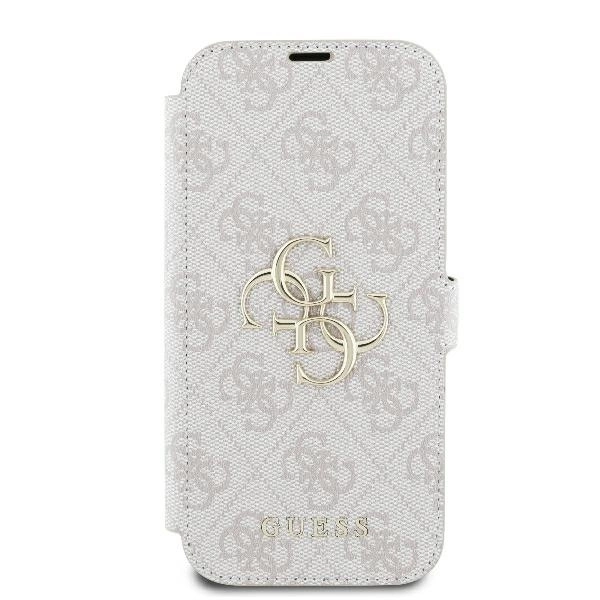 Guess 4G Metal Logo iPhone 16 Pro Max Case - Pinkeng