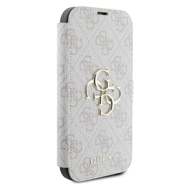Guess 4G Metal Logo iPhone 16 Pro Max Case - Pinkeng