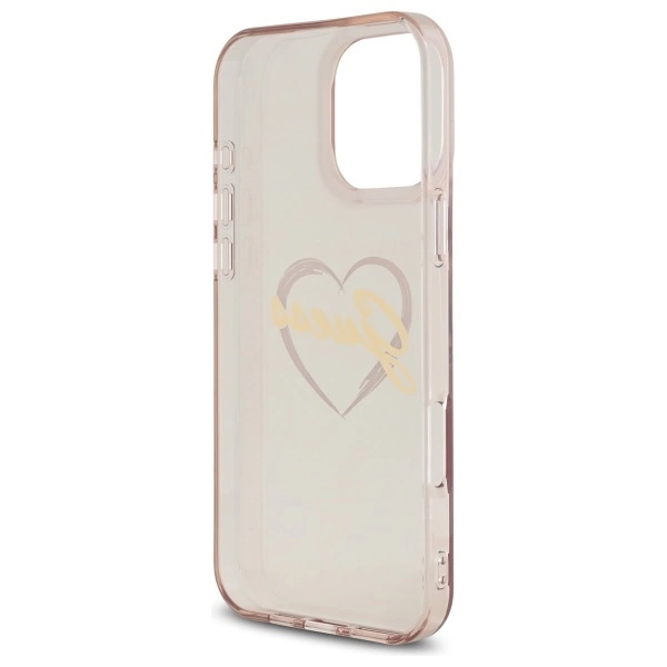 Guess IML Heart Case for iPhone 16 Pro - Pinkeng