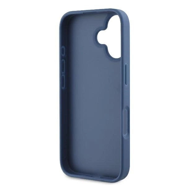 Guess 4G Bottom Stripe iPhone 16 Case - Blueeng