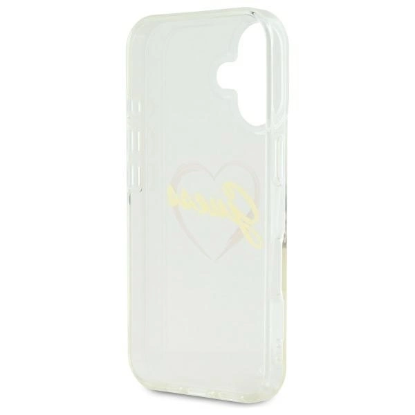 Guess IML Heart iPhone 16 Case - Transparenteng