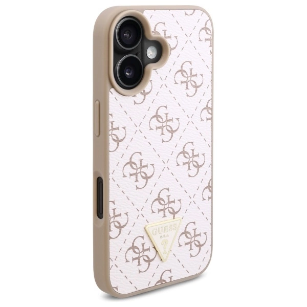 Guess New 4G Triangle iPhone 16 Case - Whiteeng