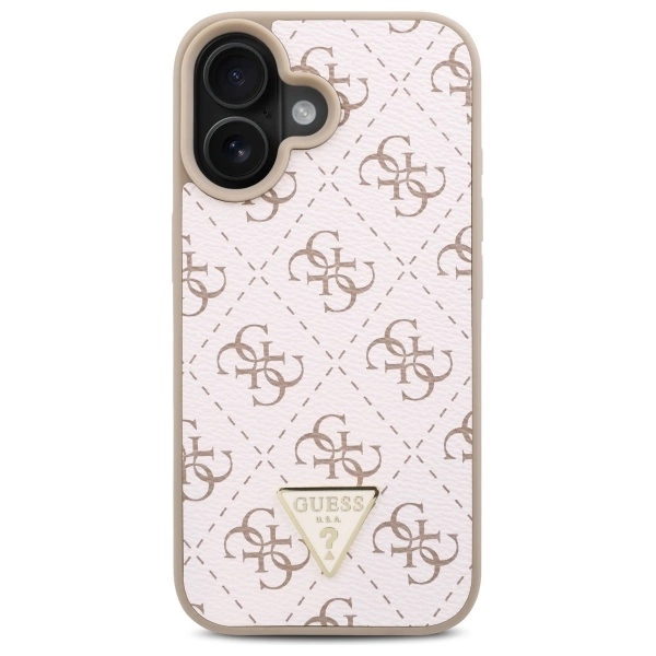 Guess New 4G Triangle iPhone 16 Case - Whiteeng