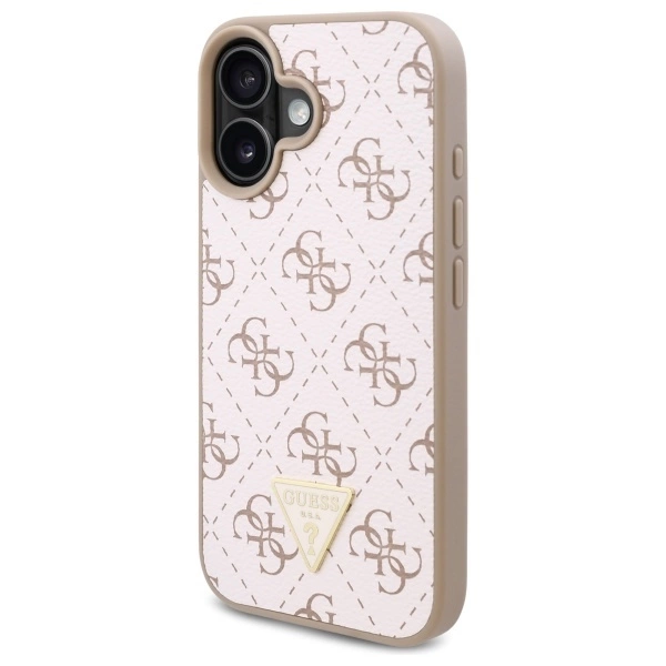 Guess New 4G Triangle iPhone 16 Case - Whiteeng