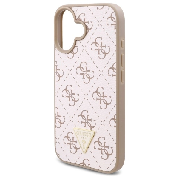Guess New 4G Triangle iPhone 16 Case - Whiteeng