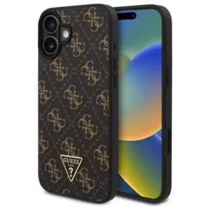 Guess New 4G Triangle Case for iPhone 16 6.1" - Blackeng