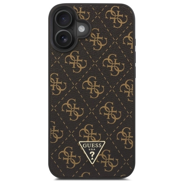 Guess New 4G Triangle Case for iPhone 16 6.1" - Blackeng