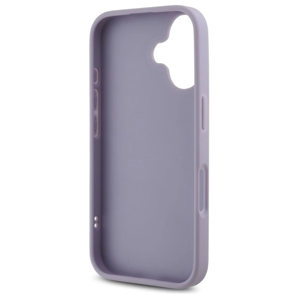 Guess Quilted Metal Logo case for iPhone 16 - light purpleeng