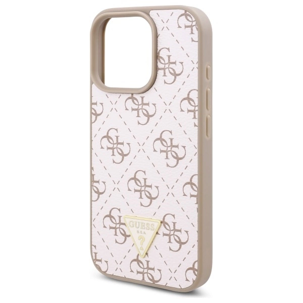 Guess New 4G Triangle Case for iPhone 16 Pro Max - Whiteeng