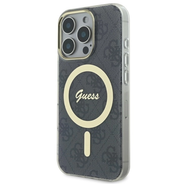 Guess IML 4G MagSafe iPhone 16 Pro Case - Blackeng