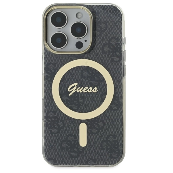Guess IML 4G MagSafe iPhone 16 Pro Case - Blackeng