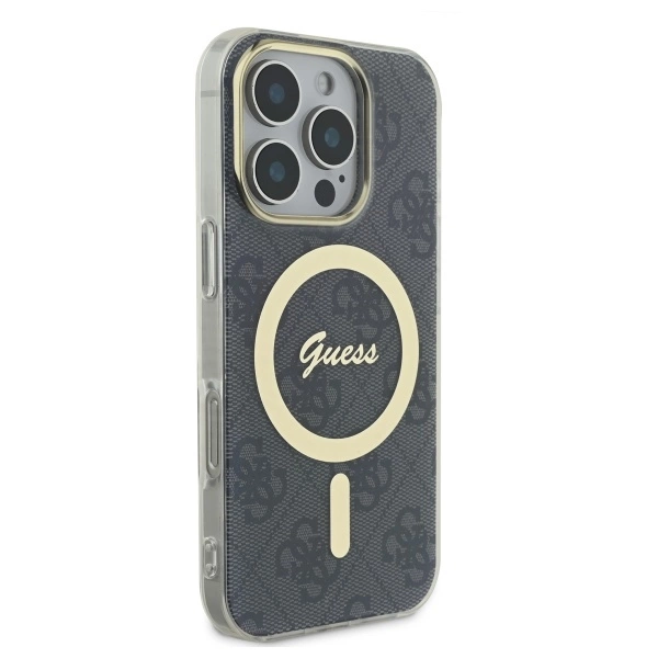 Guess IML 4G MagSafe iPhone 16 Pro Case - Blackeng