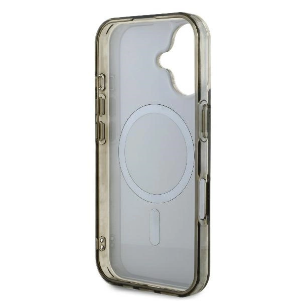Guess IML 4G Background MagSafe iPhone 16 Case - Browneng