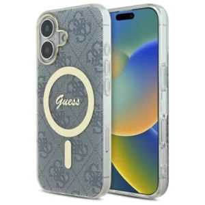 Guess IML 4G MagSafe iPhone 16 Case - Blueeng