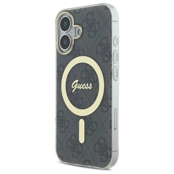 Guess IML 4G MagSafe iPhone 16 Case - Blackeng
