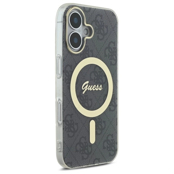 Guess IML 4G MagSafe iPhone 16 Case - Blackeng