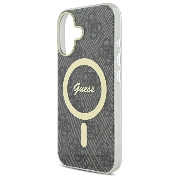 Guess IML 4G MagSafe iPhone 16 Case - Blackeng