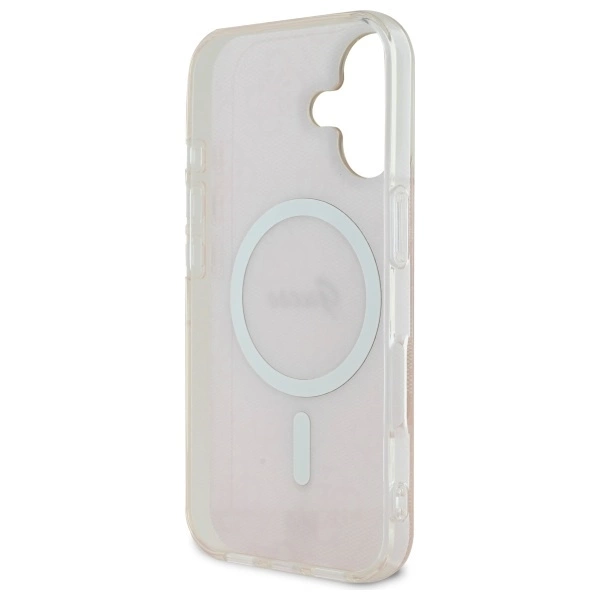 Guess IML 4G MagSafe iPhone 16 Case - Pinkeng