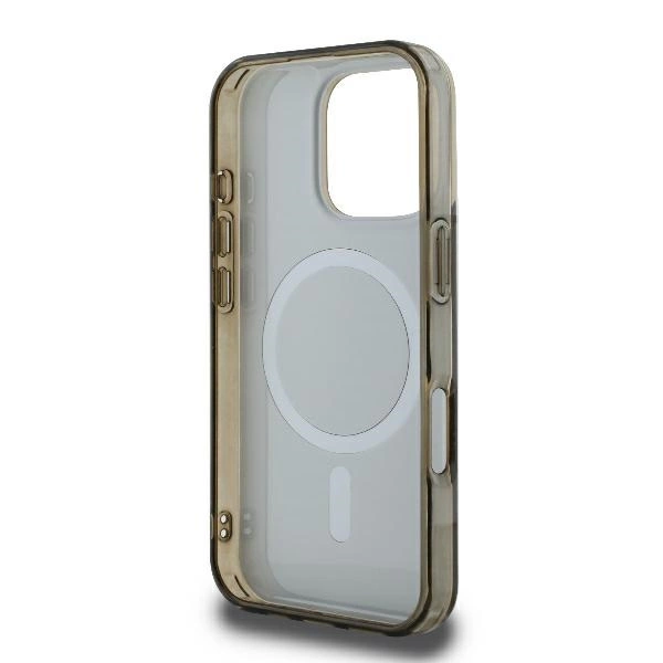 Guess IML 4G Background MagSafe Case for iPhone 16 Pro Max - Browneng
