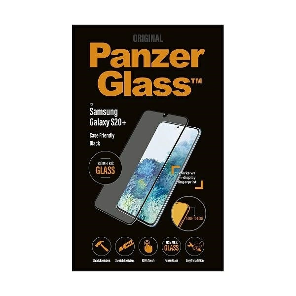 PanzerGlass Biometric Hybrid Tempered Glass for Samsung Galaxy S20+eng