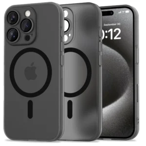 Tech-Protect MagSlim MagSafe Case for iPhone 16 Pro Max - Semi-Transparenteng