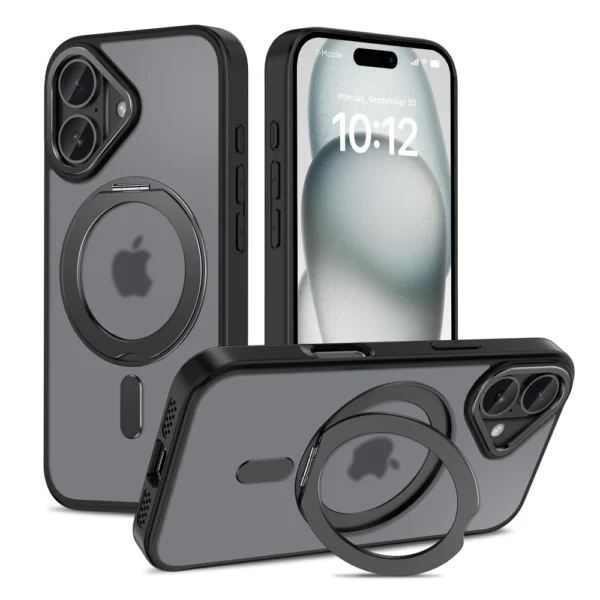 Tech-Protect MagRing MagSafe case for iPhone 16 - translucenteng