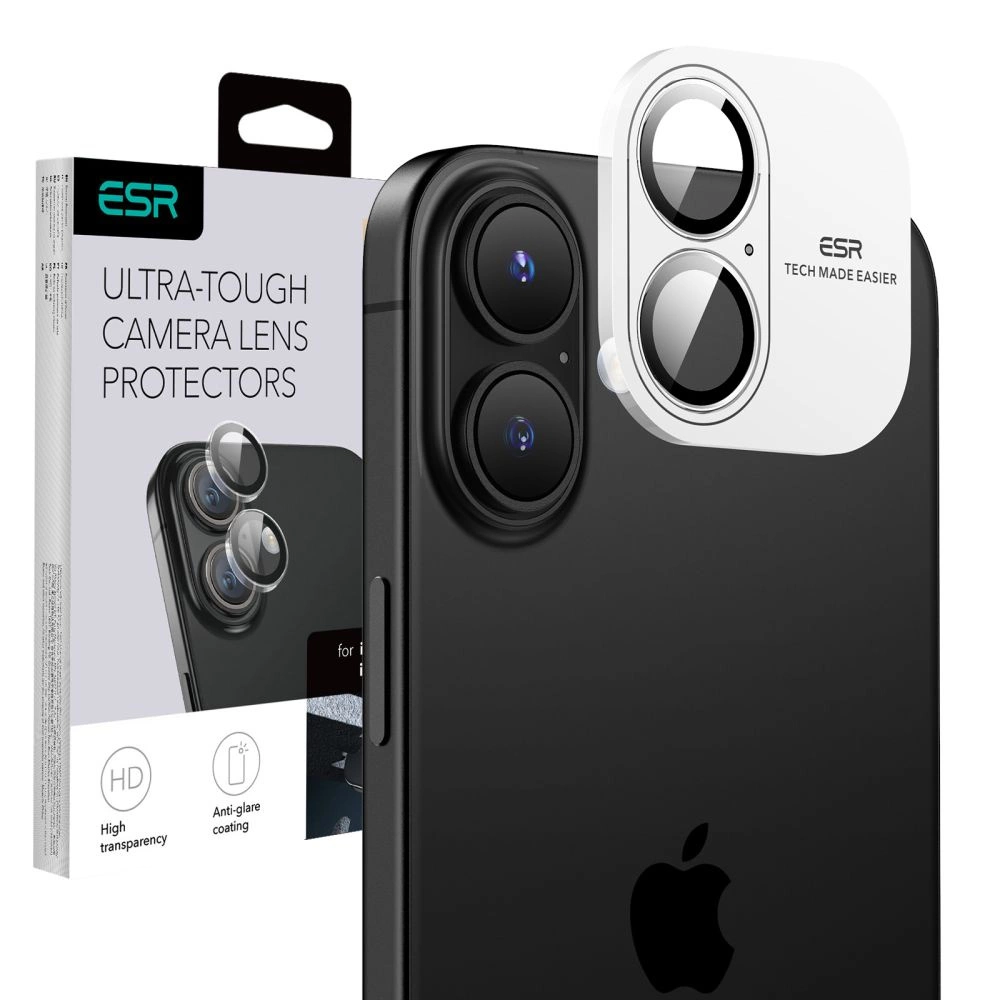 ESR Armorite Tempered Glass for iPhone 16 / 16 Plus Cameraeng