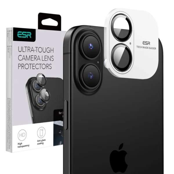 ESR Armorite Tempered Glass for iPhone 16 / 16 Plus Camera - Blackeng