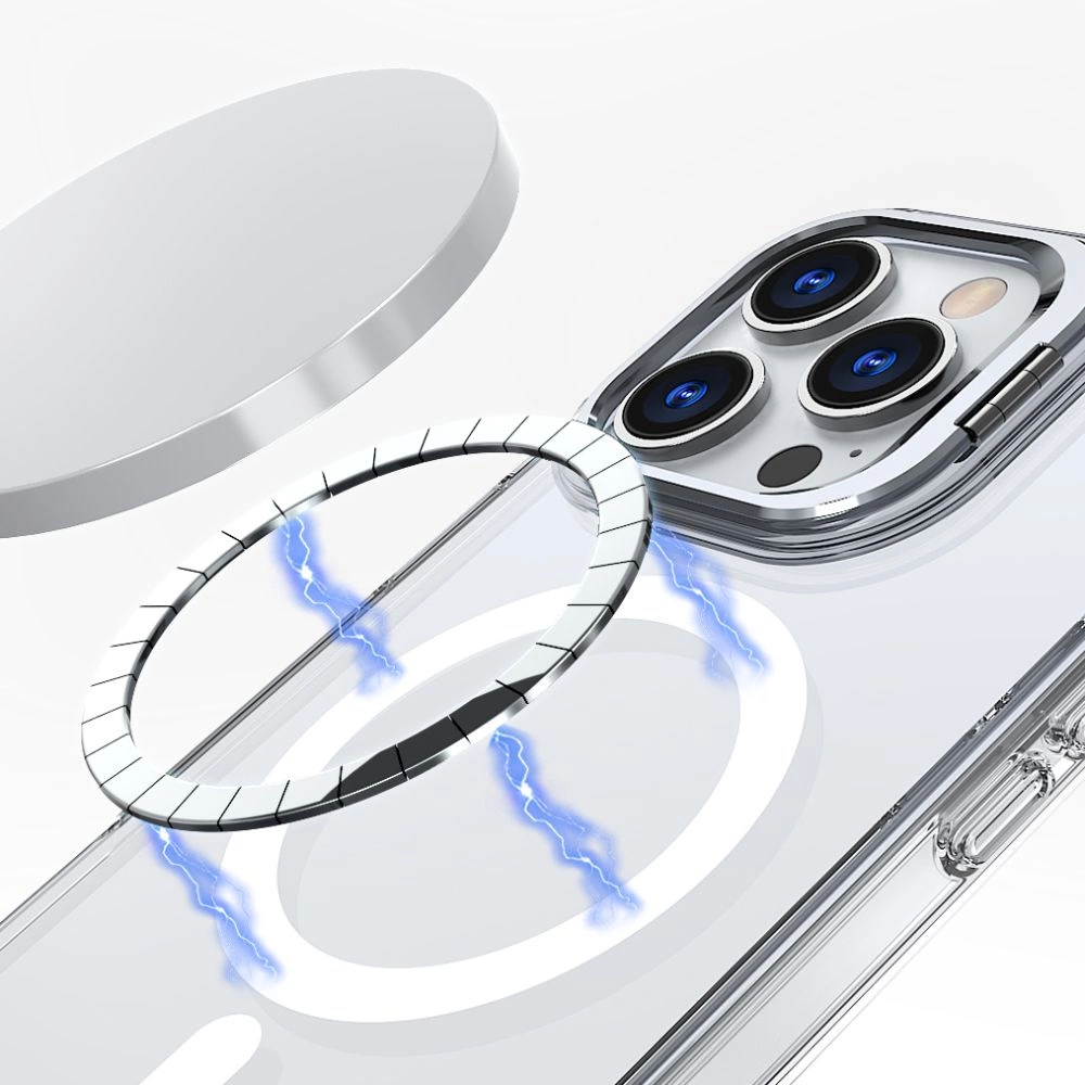 Tech-Protect MagStand MagSafe Case for iPhone 16 Pro Max - Cleareng