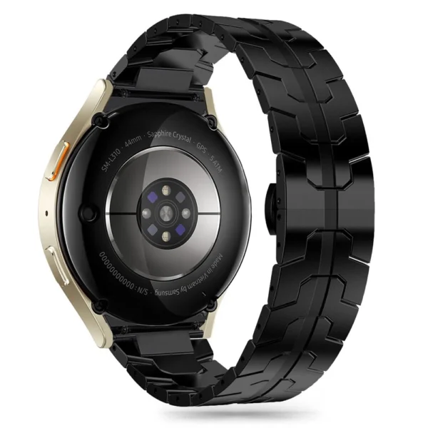 Tech-Protect Stainless Line Strap for Samsung Galaxy Watch 4 / 5 / 5 PRO / 6 / 7 / FE - Blackeng
