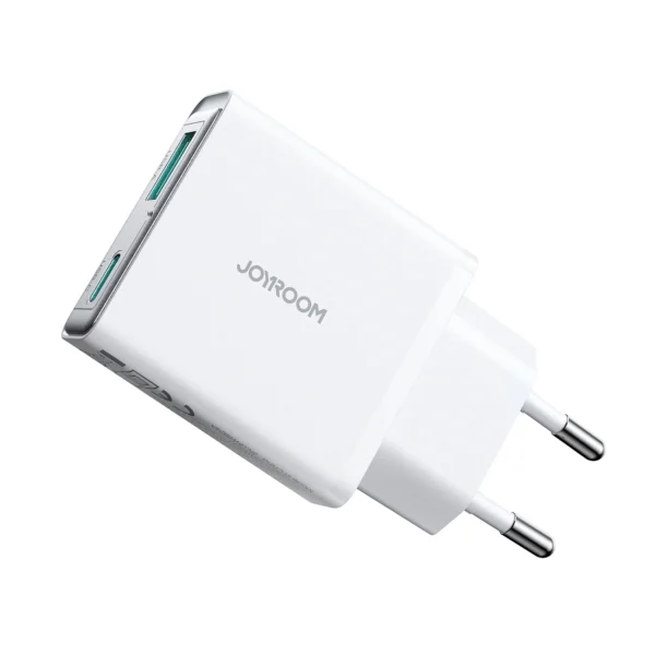 Joyroom JR-TCF14 20W USB-A USB-C Super Slim Wall Charger - Whiteeng